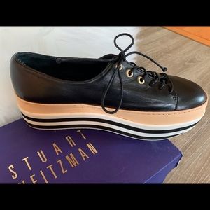 Stuart Weitzman-Activate Strpd Platform Sneakers